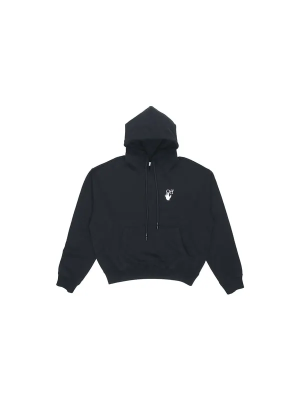 Толстовка fw20 painting arrow hooded sweater men's black Off-White — изображение 2 из 4, черный