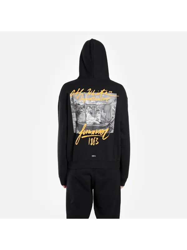 Толстовка c/o virgil abloh men's black summer Off-White — изображение 4 из 4, черный