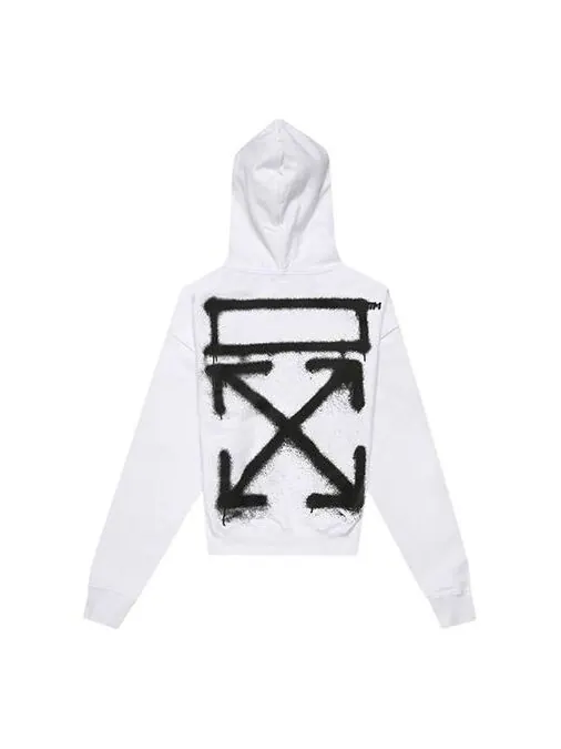 Толстовка ss20 white spray painting oversized Off-White — изображение 1 из 4, белый