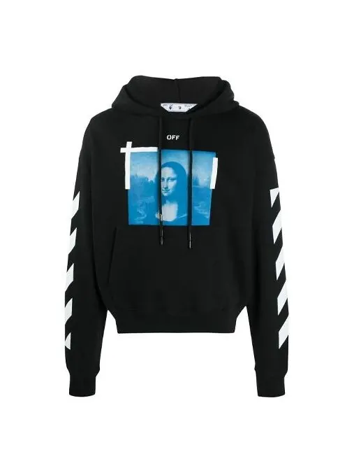 Толстовка blue monalisa over hood 'black' Off-White — изображение 1 из 4, черный