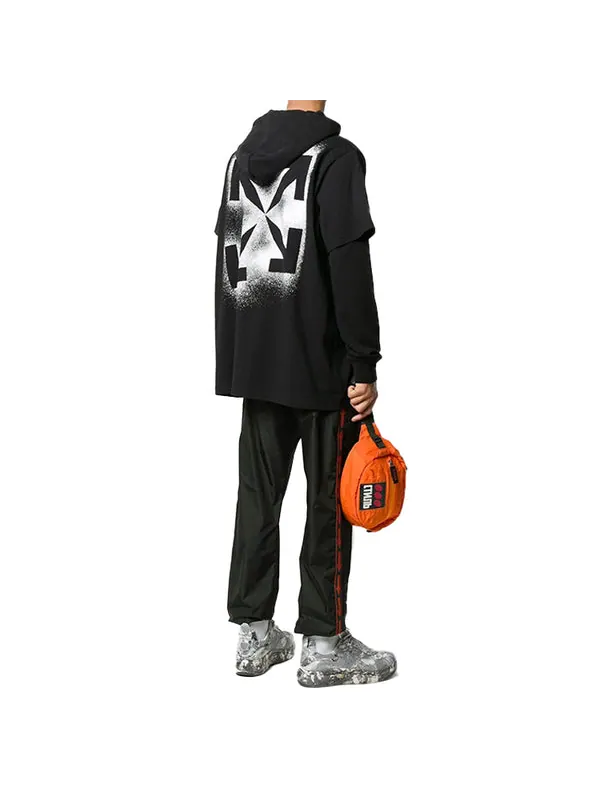 Толстовка men's arrow logo black Off-White — изображение 4 из 4, черный