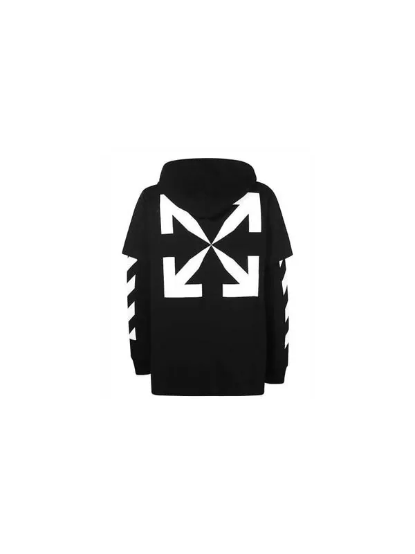 Толстовка Men's OFF-WHITE SS21 Mona Lisa Printing Black — изображение 2 из 4, черный