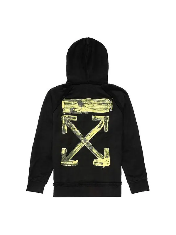 Толстовка arrow gradient drawstring loose fit black Off-White — изображение 1 из 4, черный