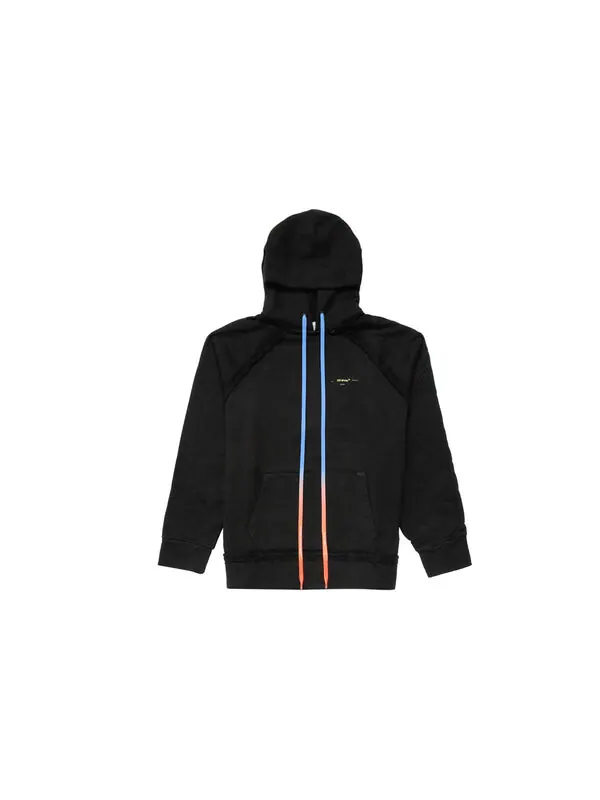 Толстовка arrow gradient drawstring loose fit black Off-White — изображение 2 из 4, черный