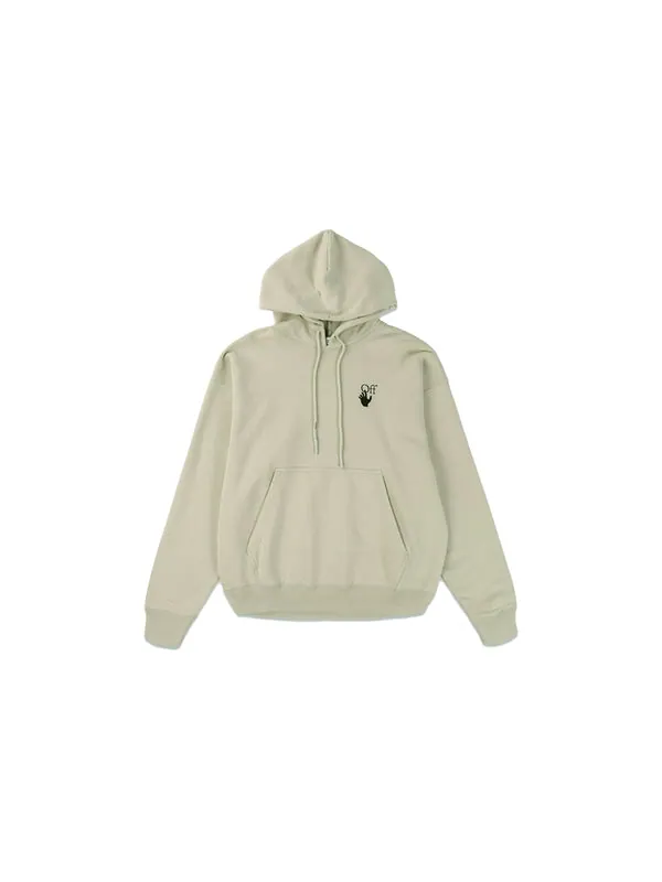 Толстовка men's fw21 arrow printing loose fit light khaki Off-White — изображение 2 из 2, светлый хаки