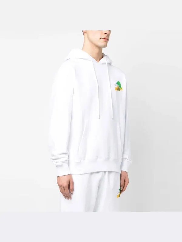 Толстовка OFF-WHITE SS23 Brush Arrow Fleece — изображение 3 из 4, белый