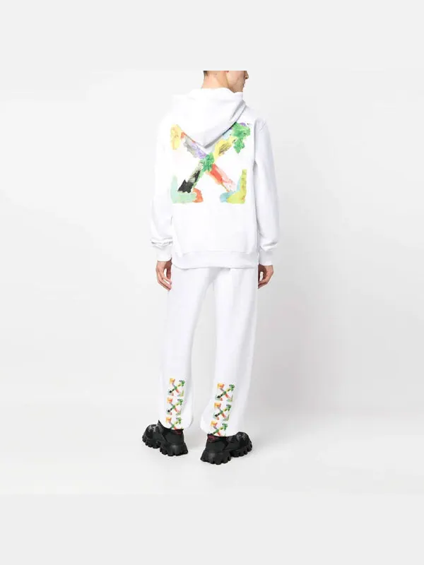 Толстовка OFF-WHITE SS23 Brush Arrow Fleece — изображение 4 из 4, белый