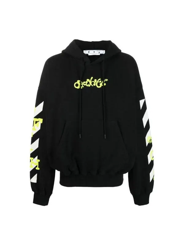 Толстовка diag arrows-logo hoodie Off-White — изображение 1 из 4, белый