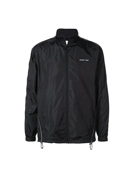 Куртка Off-White Track Jacket 'Black' — изображение 1 из 4, черный