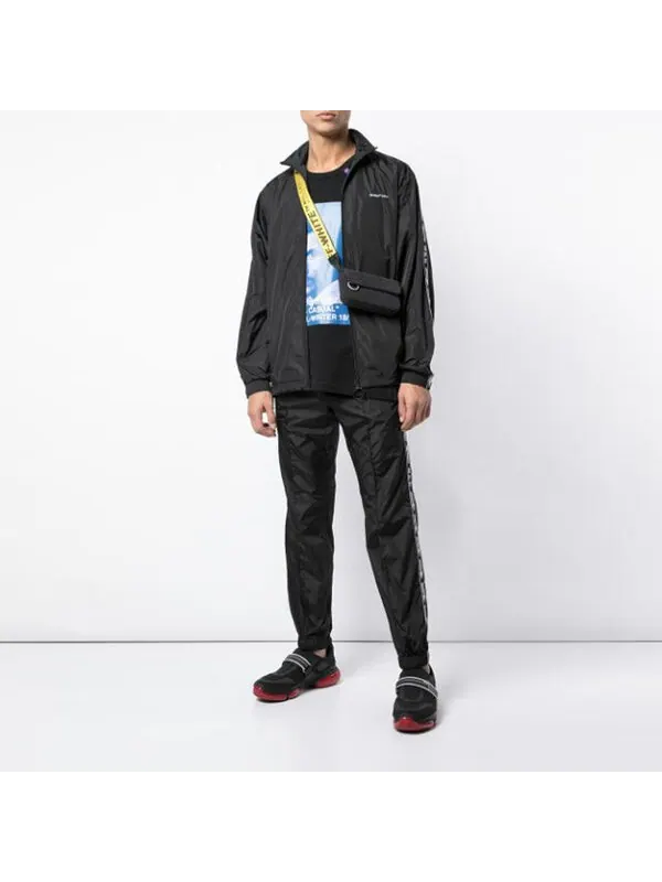 Куртка Off-White Track Jacket 'Black' — изображение 2 из 4, черный