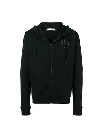 Толстовка ss19 embellished logo hooded jacket Off-White — изображение 1 из 4, черный