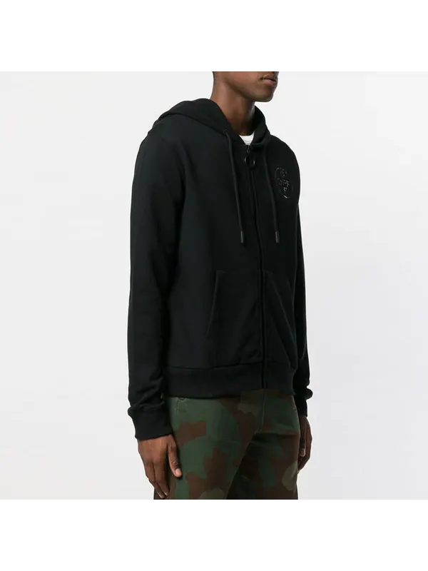 Толстовка ss19 embellished logo hooded jacket Off-White — изображение 2 из 4, черный