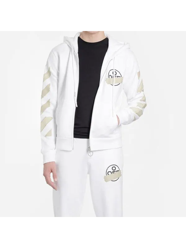 Толстовка ss20 arrows sketch mens logo sweater tape Off-White — изображение 2 из 4, белый