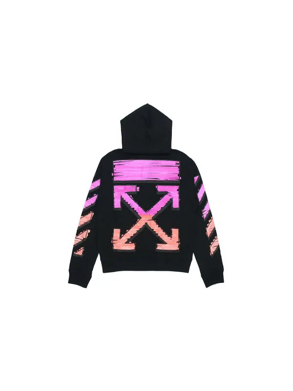 Толстовка OFF-WHITE SS21 Gradient Zipper Classic Jacket Ordinary Version Black — изображение 2 из 4, черный