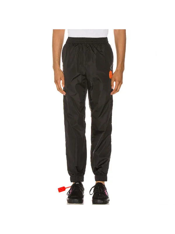 Брюки men's track pants thin sports pants/trousers/joggers black Off-White — 4