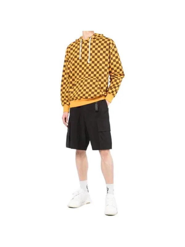 Шорты ss22 industrial solid color belt casual shorts black Off-White — изображение 2 из 4, серый