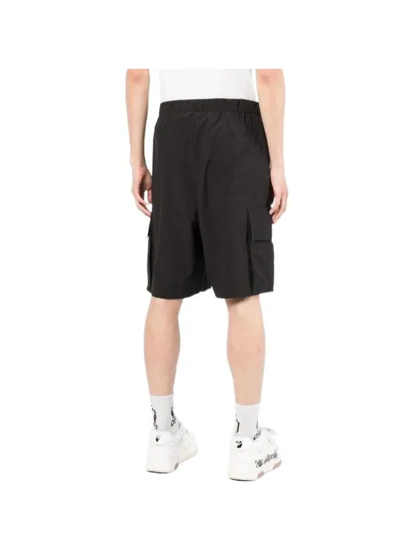 Шорты ss22 industrial solid color belt casual shorts black Off-White — изображение 3 из 4, серый