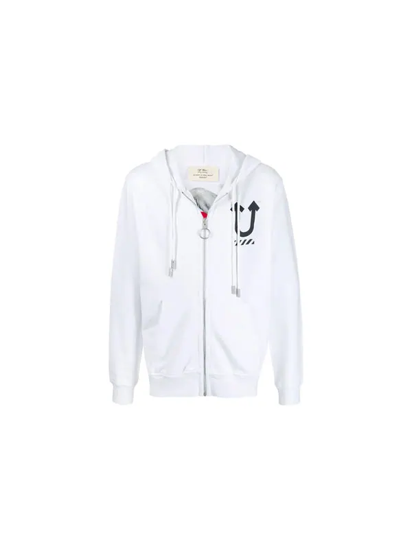 Толстовка x undercover crossover double sided logo printing white Off-White — изображение 2 из 4, белый