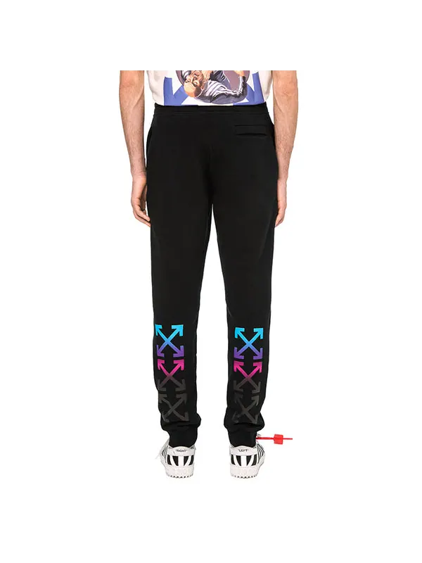 Брюки gradient sweat men black Off-White — изображение 4 из 4, черный