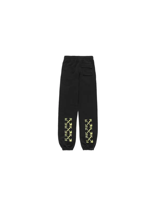Брюки 2018-19fw street style cotton logo pants Off-White — изображение 2 из 4, черный