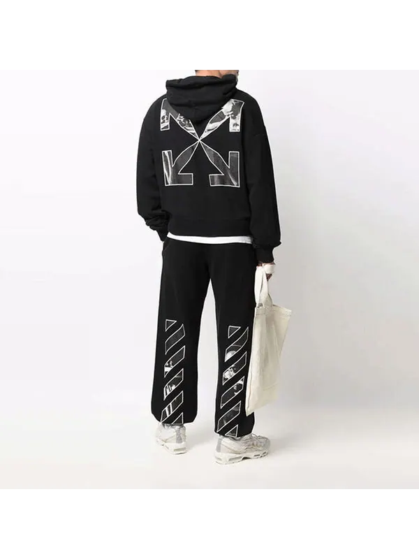 Брюки men's fw21 caravaggio painting bundle feet sports pants/trousers/joggers black Off-White — изображение 2 из 4