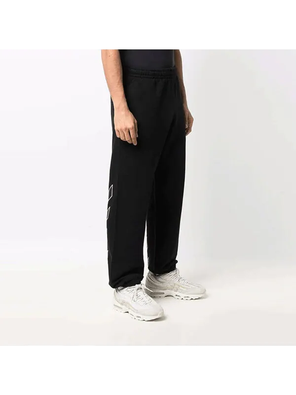 Брюки men's fw21 caravaggio painting bundle feet sports pants/trousers/joggers black Off-White — изображение 3 из 4
