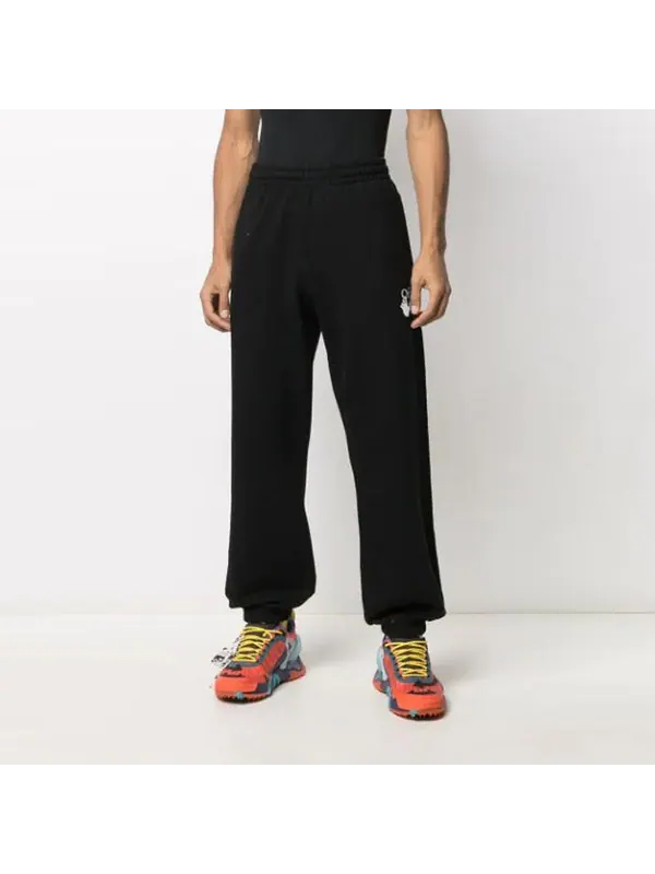 Брюки men's fw21 adornment sports pants/trousers/joggers black Off-White — изображение 4 из 4, мульти