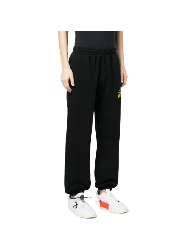Брюки brush arrow track pants 'black' Off-White — изображение 3 из 4, черный