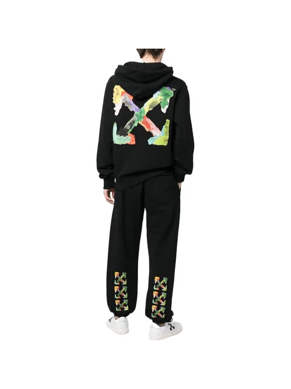 Брюки brush arrow track pants 'black' Off-White — изображение 4 из 4, черный