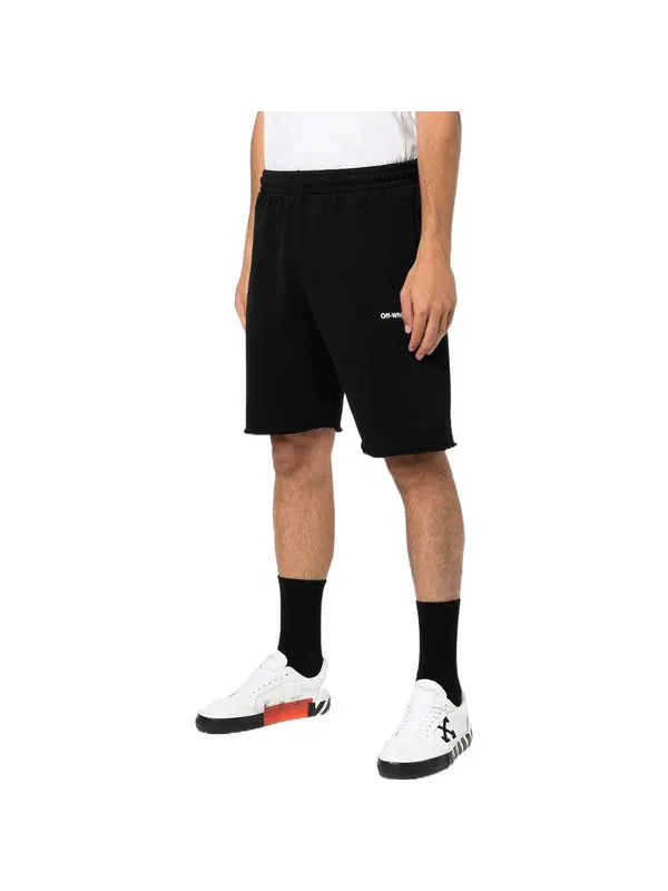 Шорты men's ss22 logo printing sports shorts version black Off-White — изображение 4 из 4, мульти