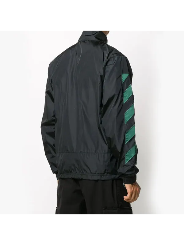 Куртка fw20 diagonal stripe zip up jacket Off-White — изображение 2 из 2, черный
