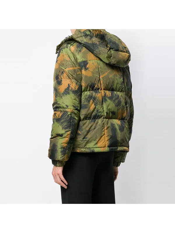 Куртка camouflage padded jacket 'green' Off-White — изображение 3 из 4, зеленый/мульти