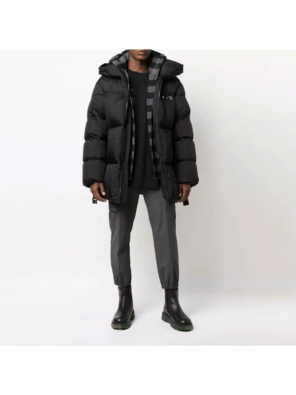 Куртка puffer down jacket 'black' Off-White — изображение 2 из 4, черный