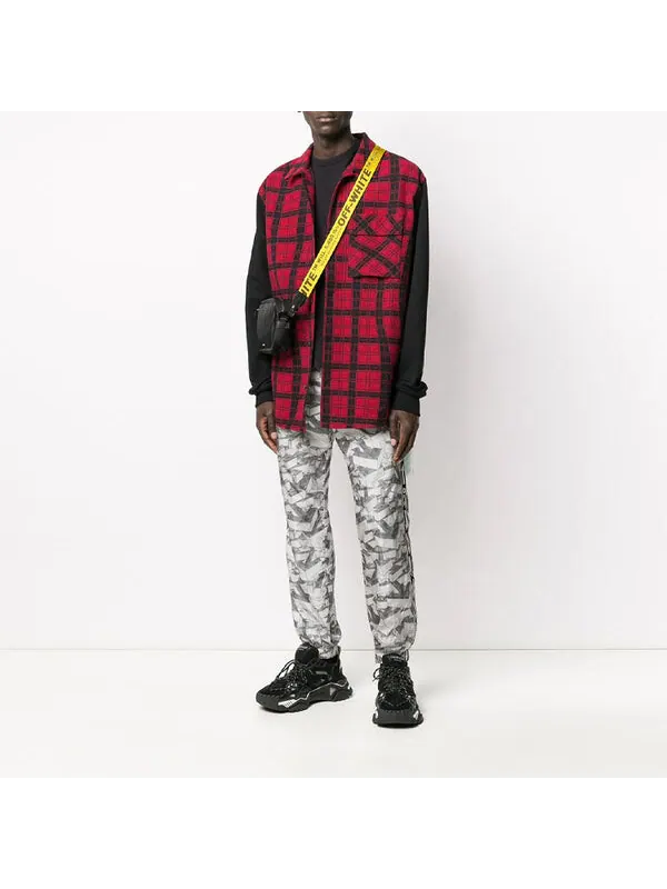 Рубашка plaid casual shirt Off-White — изображение 2 из 3, мульти