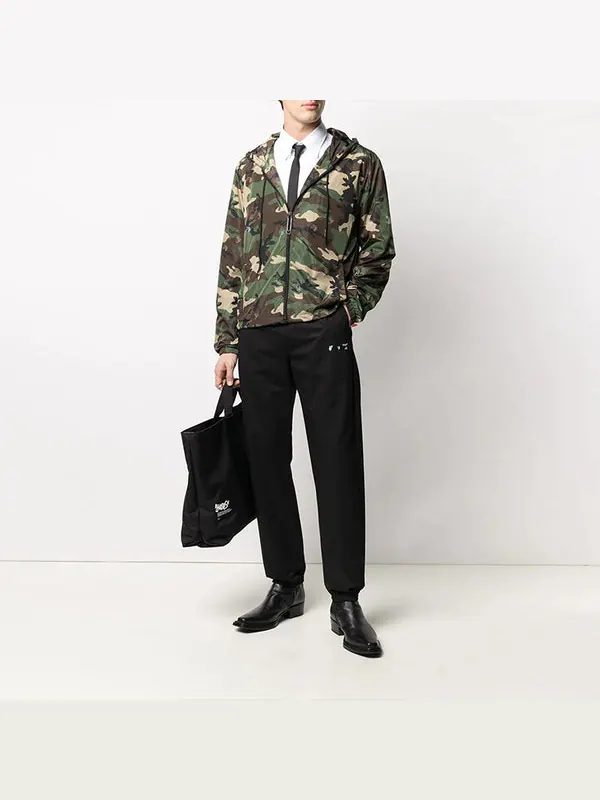 Рубашка hands off classic shirt 'white/black' Off-White — изображение 2 из 4, белый