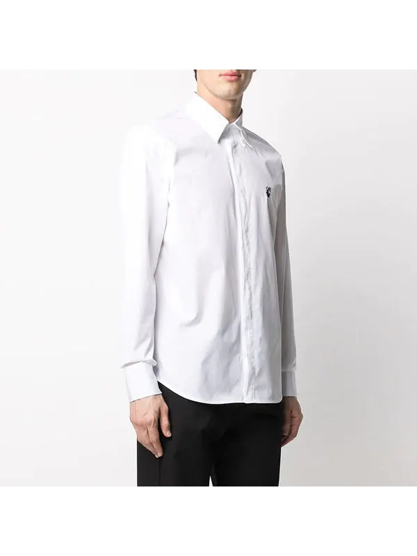 Рубашка hands off classic shirt 'white/black' Off-White — изображение 3 из 4, белый