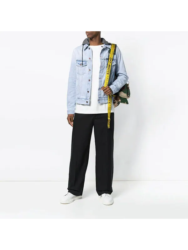 Куртка OFF-WHITE hooded Jacket Version Blue — изображение 2 из 4, мульти