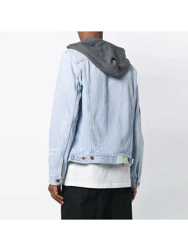 Куртка OFF-WHITE hooded Jacket Version Blue — изображение 3 из 4, мульти