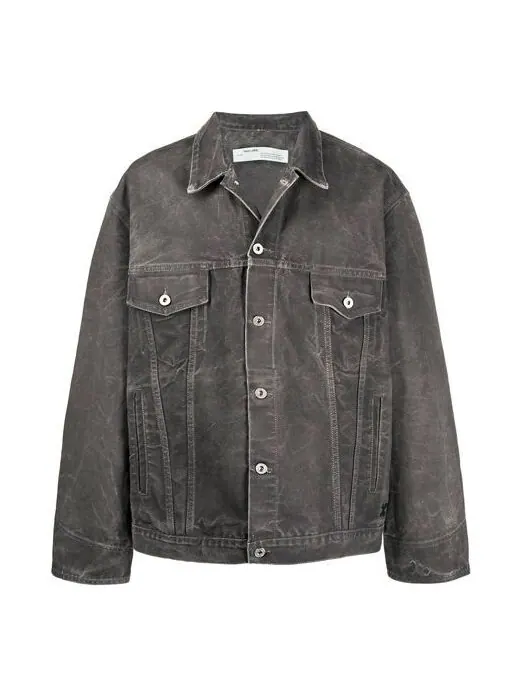 Куртка men's ss21 denim jacket ordinary version gray Off-White — изображение 1 из 4, серый