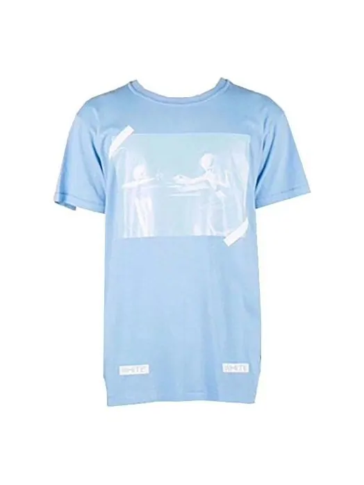 Футболка ss21 co virgil ablo ow blue Off-White — изображение 1 из 2, синий