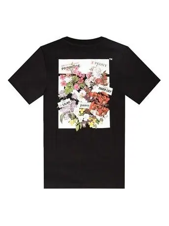Футболка ss19 flower arrows sketch print short sleeve Off-White — изображение 1 из 4, черный