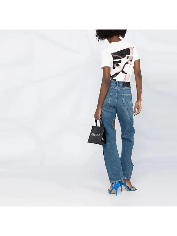 Футболка ss21 back arrow cotton short sleeve white Off-White — изображение 4 из 4, белый