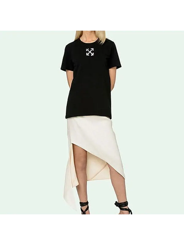 Футболка printing short sleeve black Off-White — изображение 2 из 4, черный
