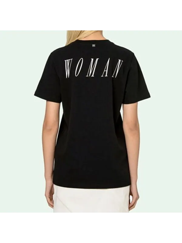 Футболка printing short sleeve black Off-White — изображение 3 из 4, черный
