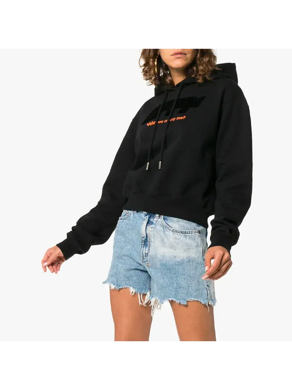 Толстовка modern obstacles loose cotton black Off-White — изображение 4 из 4, черный