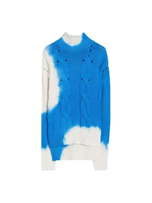 Свитер wool sweater 'blue white' Off-White — изображение 1 из 4, синий/белый