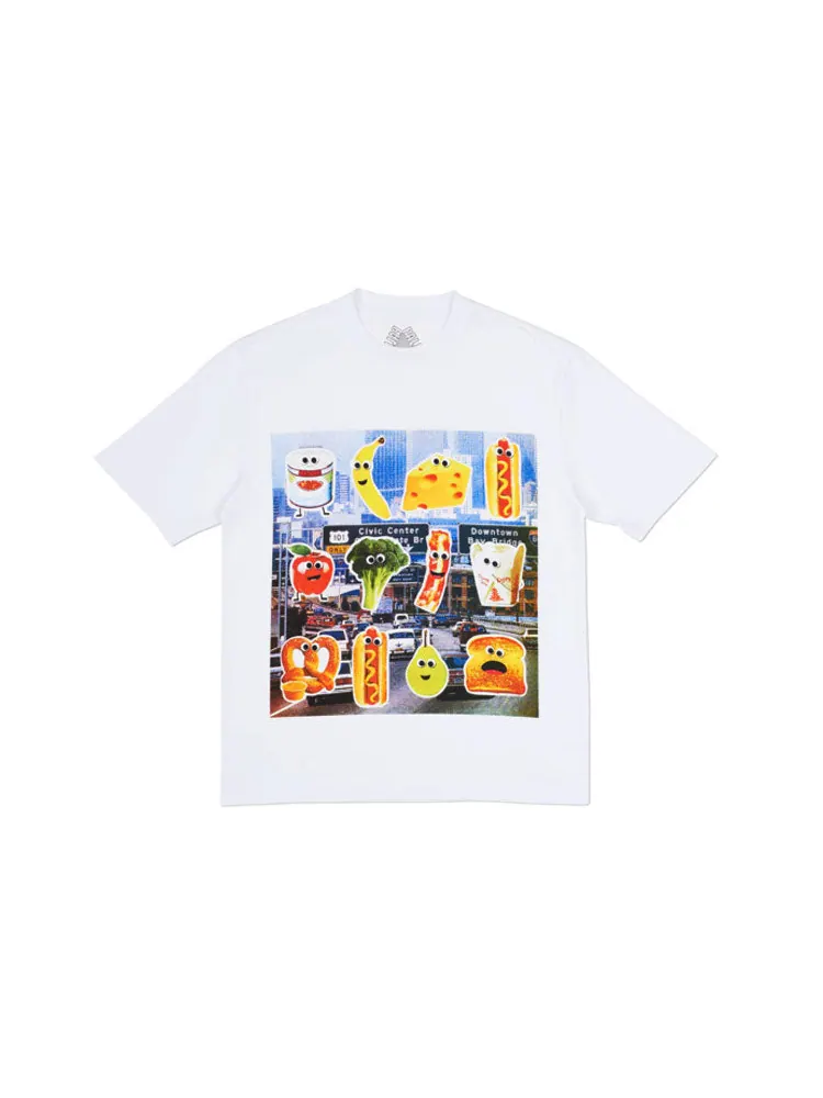 Футболка PALACE Short Sleeve Unisex White T-Shirt — изображение 2 из 2, белый