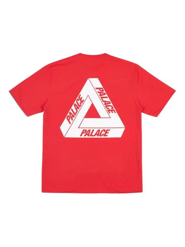 Футболка PALACE Reverso Og Large Triangle Double Sided Short Sleeve Unisex Red — изображение 1 из 4, красный