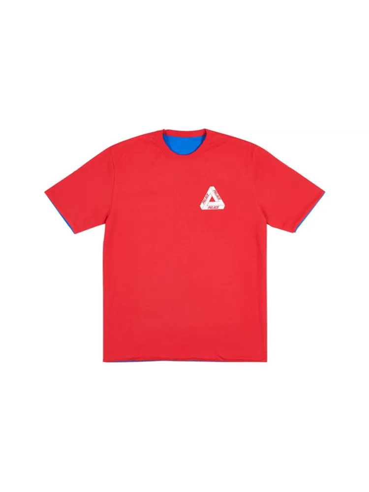 Футболка PALACE Reverso Og Large Triangle Double Sided Short Sleeve Unisex Red — изображение 2 из 4, красный