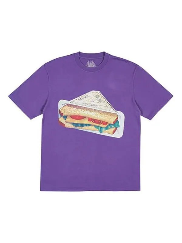Футболка plow mans t-shirt 'purple' Palace — изображение 1 из 1, фиолетовый
